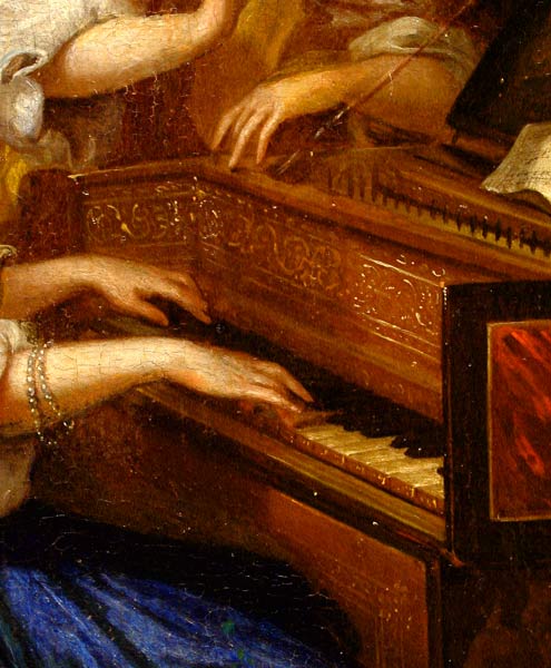 Стихотворение клавесин. Клавесин Барокко. Клавесин Барокко Бах. Клавесин 18 века. 19 Века клавесин муз салон.