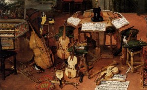 Brueghel-Allegoria udito-Dettaglio        