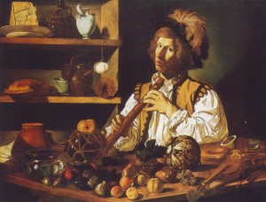 Cecco del Caravaggio-Suonatore di Flauto       
