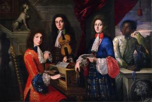 Gabbiani Anton Domenico Portrait of Three Musicians of the Medici Court