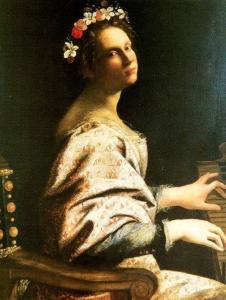 Gentileschi Autoritratto come Santa Cecilia 