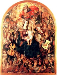 Lusitano Vasco Pereira Incoronazione dellaa Vergine 1604        